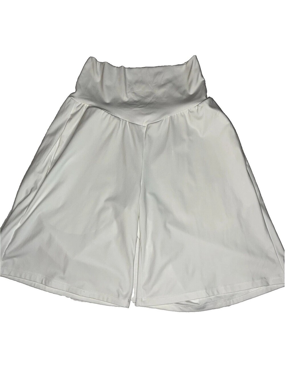White Halara SoftlyZero Airy super high-waisted 2-in-1 yoga shorts Size S